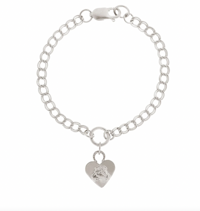 MIKAELA LYONS LIONESS HEART BRACELET