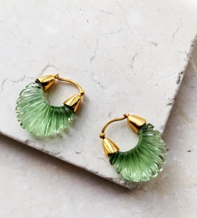 SHYLA LONDON ETTIENNE RIDGED EARRINGS