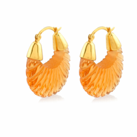 SHYLA LONDON ETTIENNE RIDGED EARRINGS