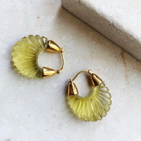 SHYLA LONDON ETTIENNE RIDGED EARRINGS