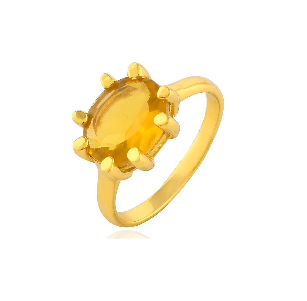 SHYLA LONDON OVAL CLAW RING