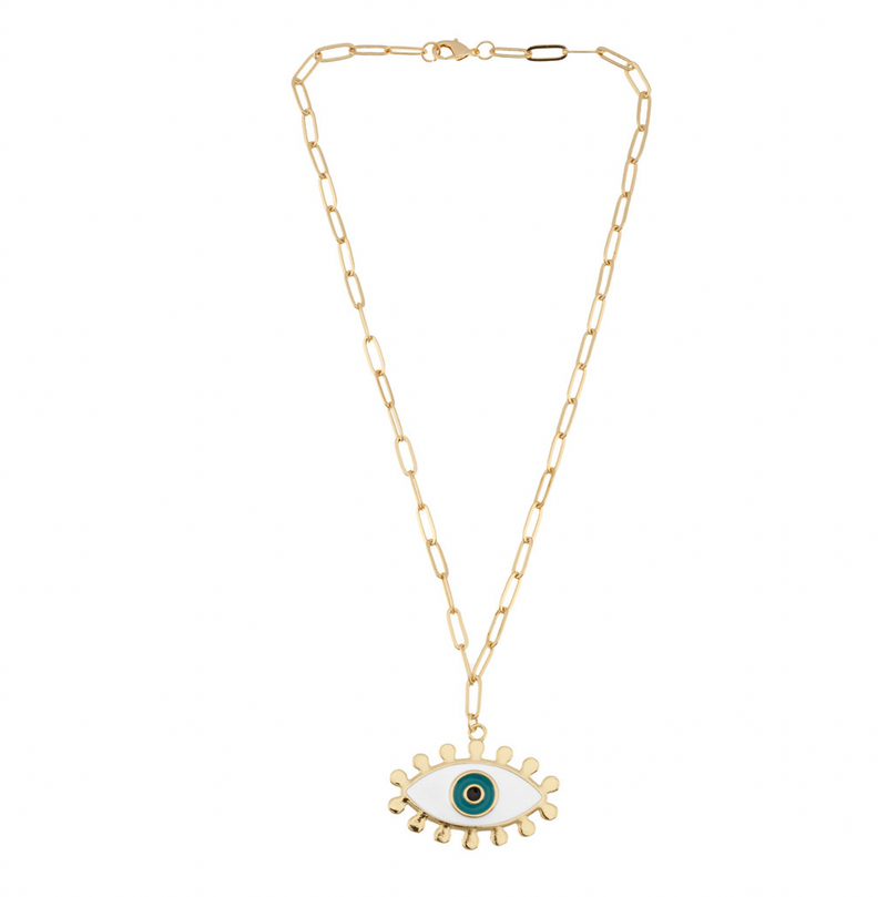 TALIS CHAINS EYE SPY NECKLACE