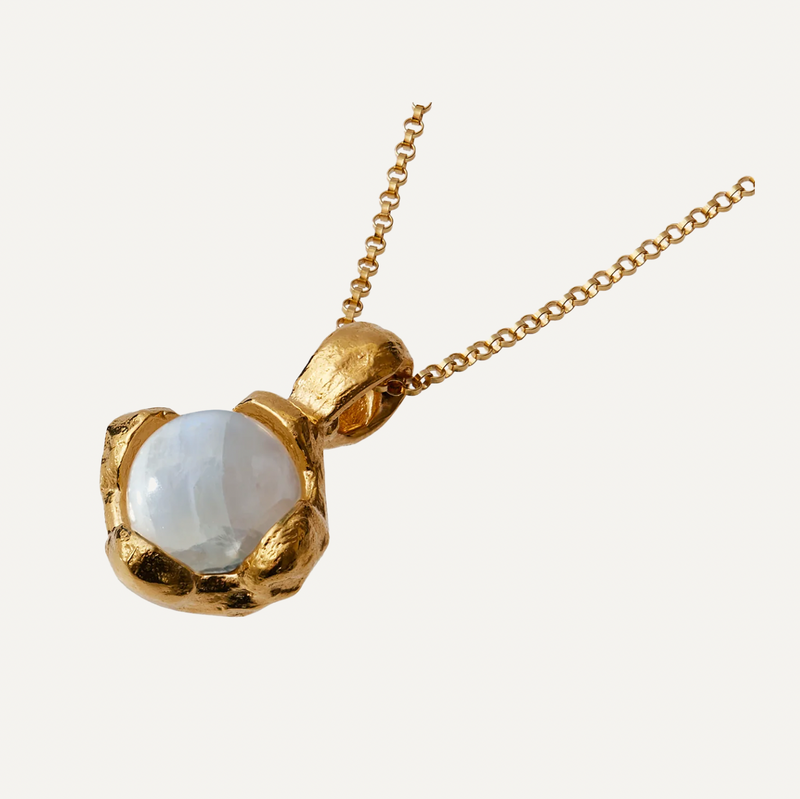 ALIGHIERI THE LUNAR FRAGMENT MOONSTONE NECKLACE