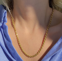 HERMINA ATHENS ACHILLES THICK CHAIN NECKLACE