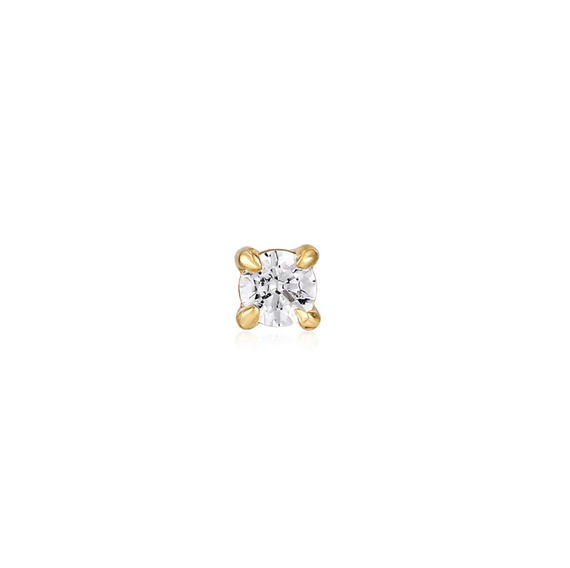 ANIA HAIE SPARKLE BARBELL SINGLE EARRING