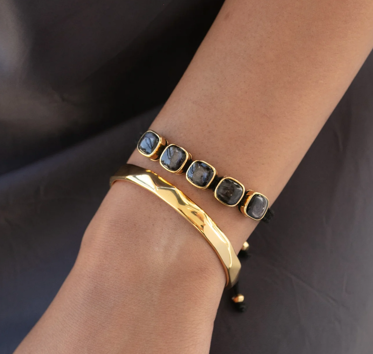 ANNA BECK ANNA BECK SMALL WAVY CUFF LAST NIGHT I DREAMT Last