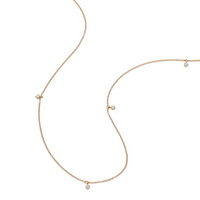 ASTLEY CLARKE SOLID GOLD DIAMOND STATION NECKLACE