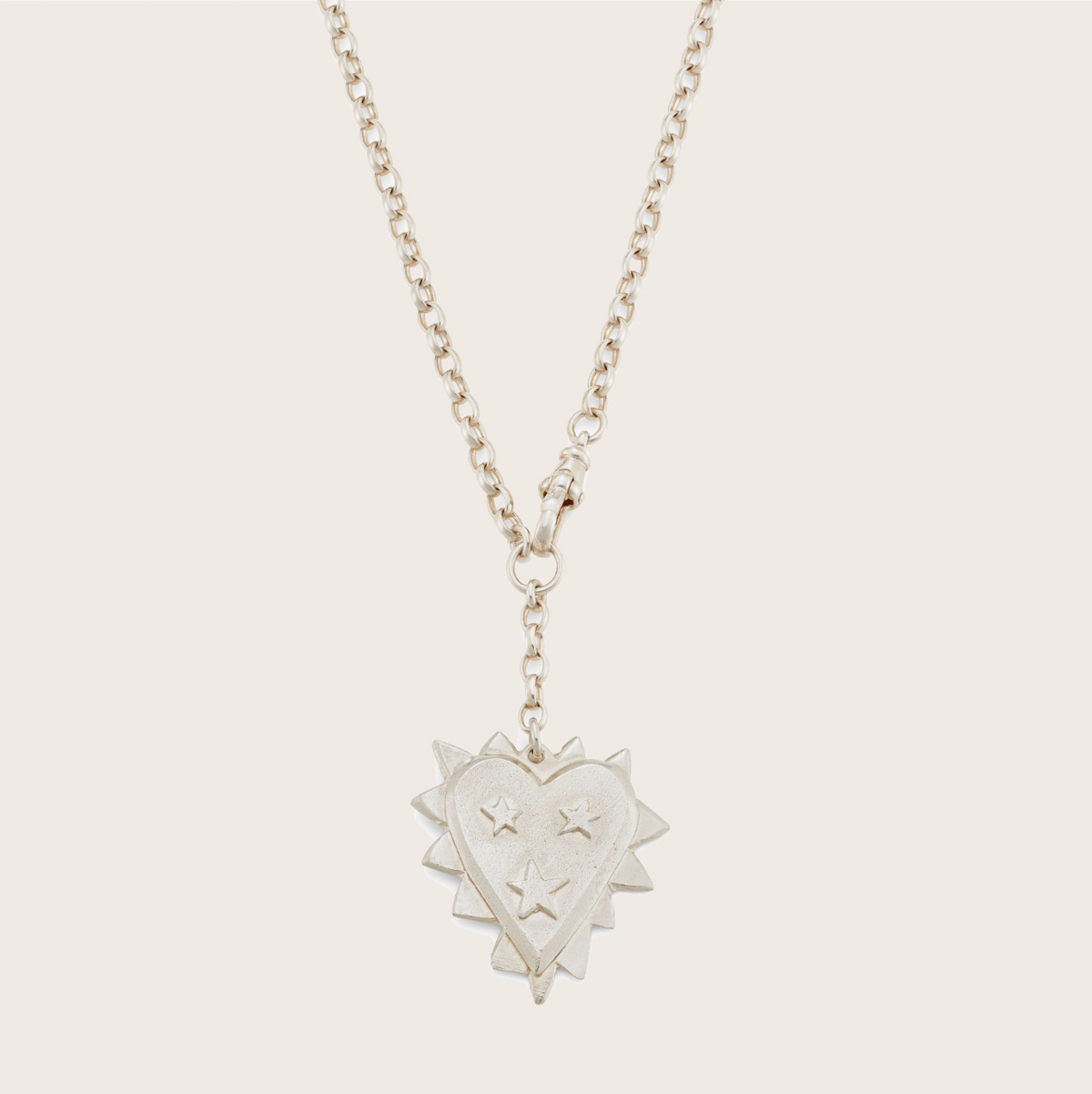 HARRY ROCKS JAGGED HEART NECKLACEn