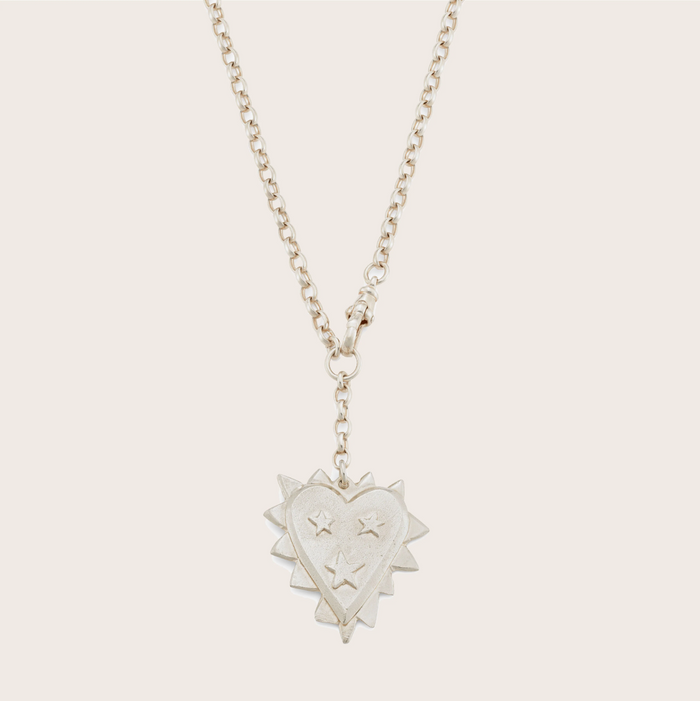 HARRY ROCKS JAGGED HEART NECKLACEn