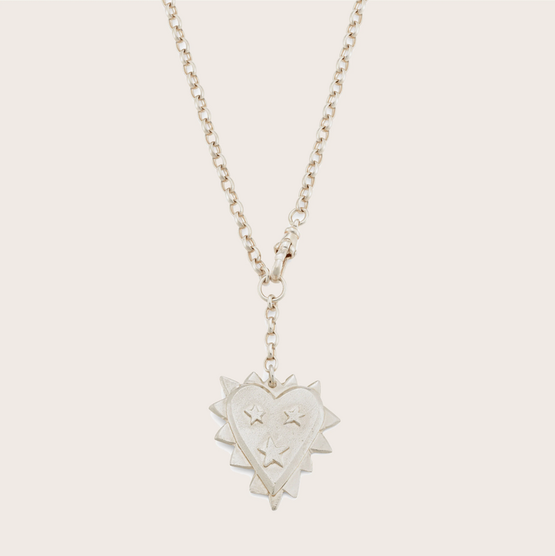 HARRY ROCKS JAGGED HEART NECKLACEn
