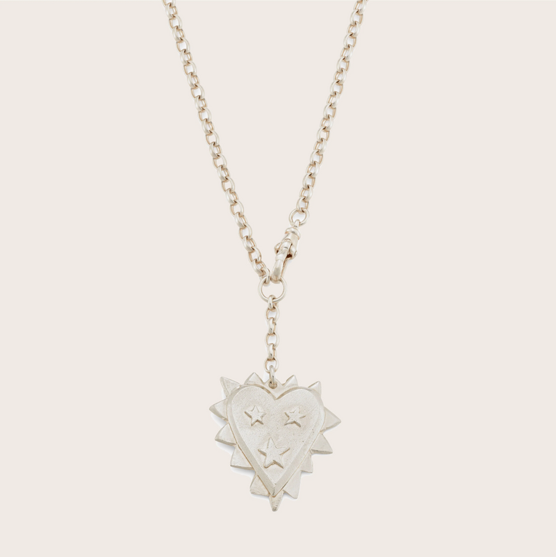 HARRY ROCKS JAGGED HEART NECKLACE