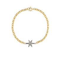 KIRSTIE LE MARQUE DIAMOND COSMIC STAR BRACELET