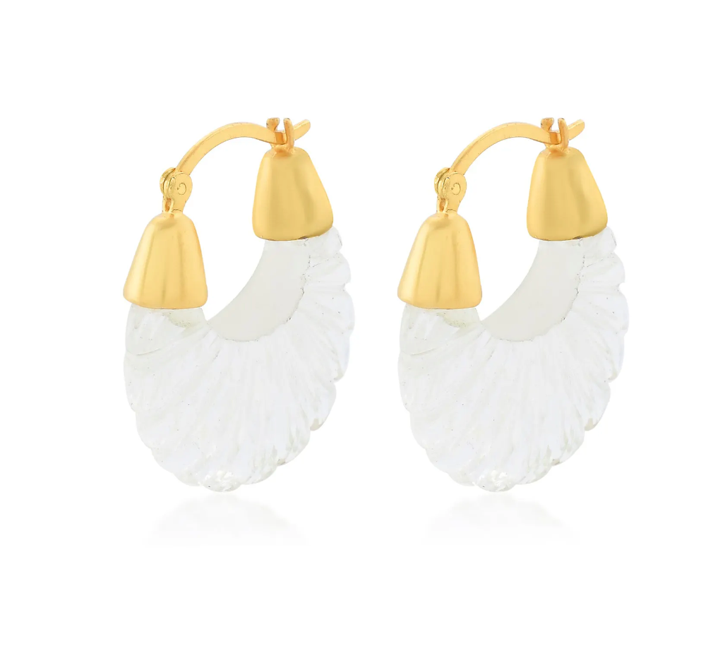 SHYLA LONDON ETTIENNE RIDGED EARRINGS