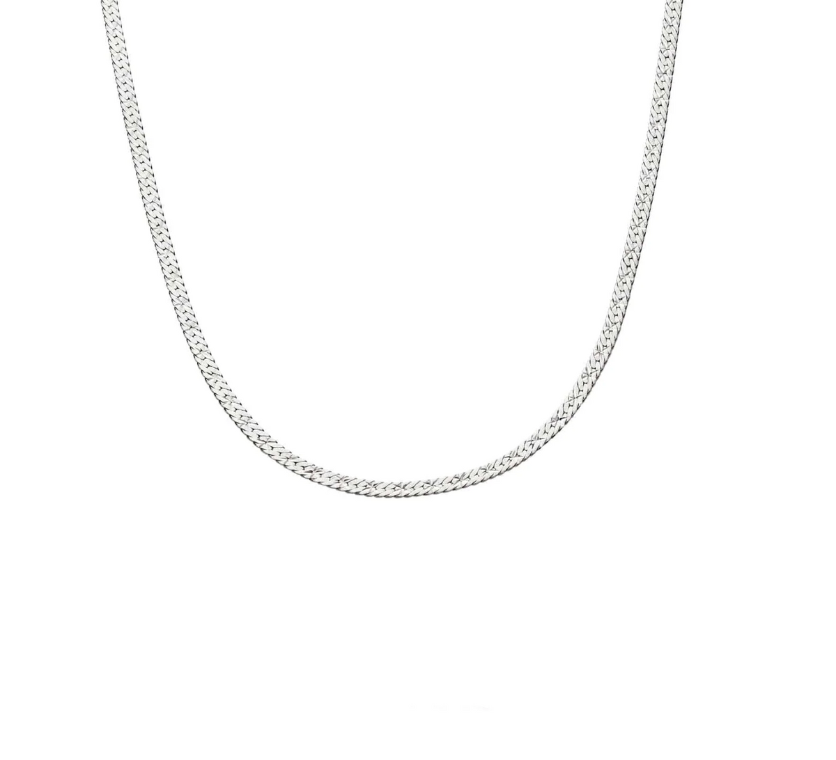 DAISY LONDON X ESTÉE LALONDE SHORT FLAT SNAKE CHAIN NECKLACE