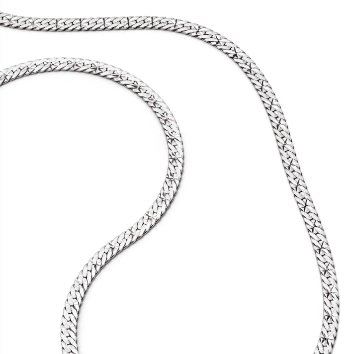 DAISY LONDON X ESTÉE LALONDE SHORT FLAT SNAKE CHAIN NECKLACE