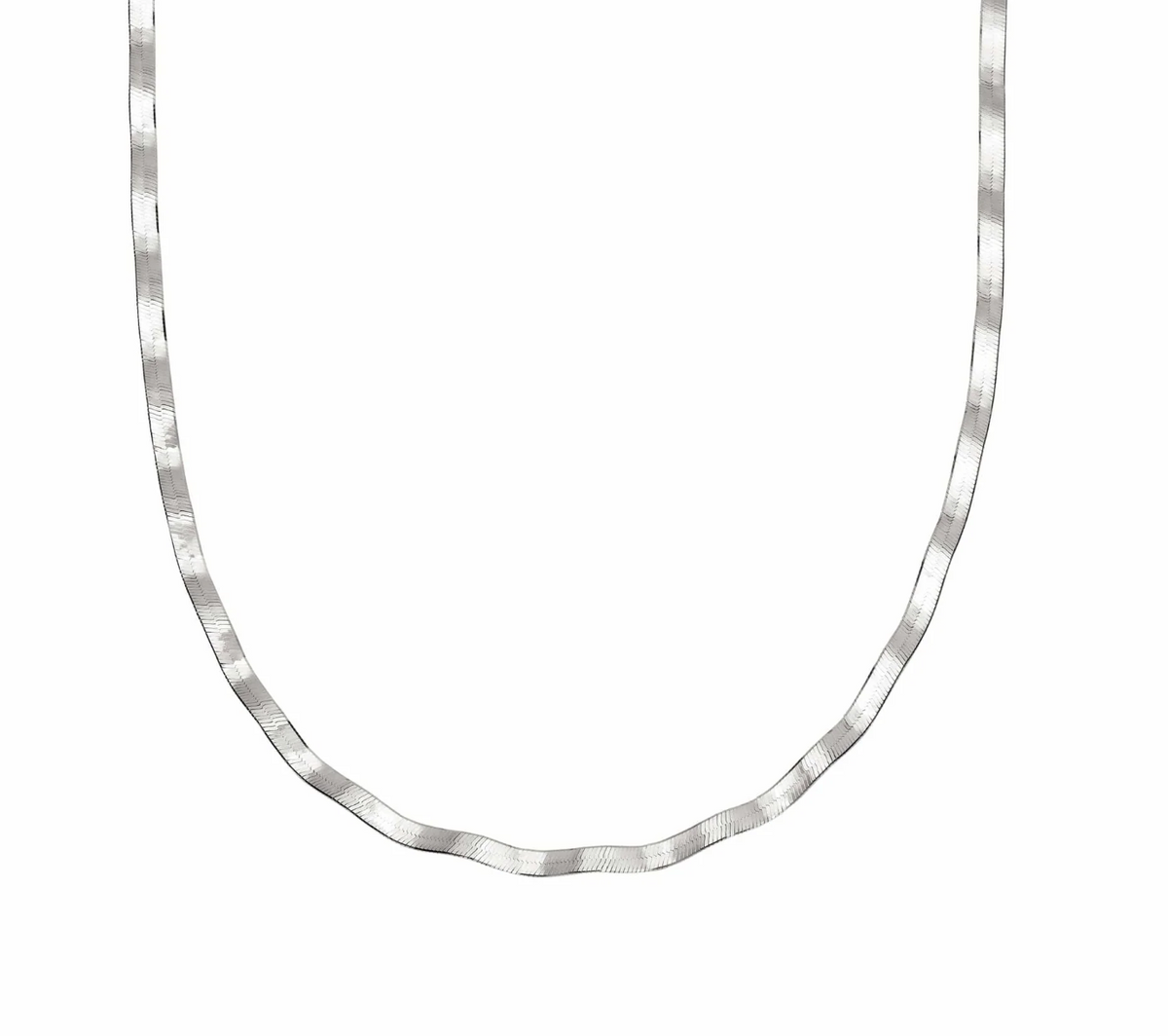 DAISY LONDON WAVY SNAKE NECKLACE