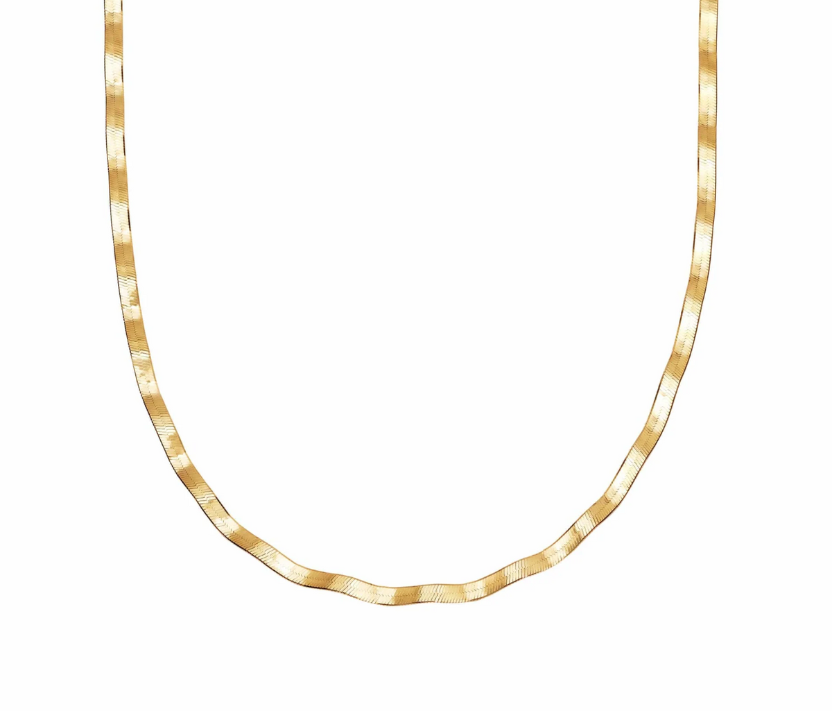 DAISY LONDON WAVY SNAKE NECKLACE LAST NIGHT I DREAMT Last
