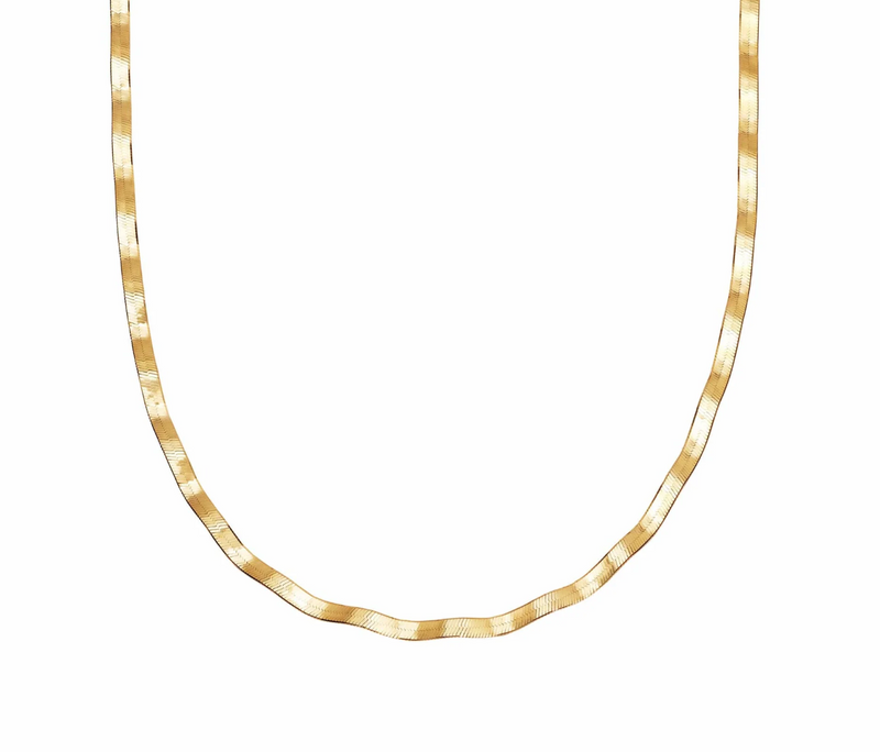 DAISY LONDON WAVY SNAKE NECKLACE