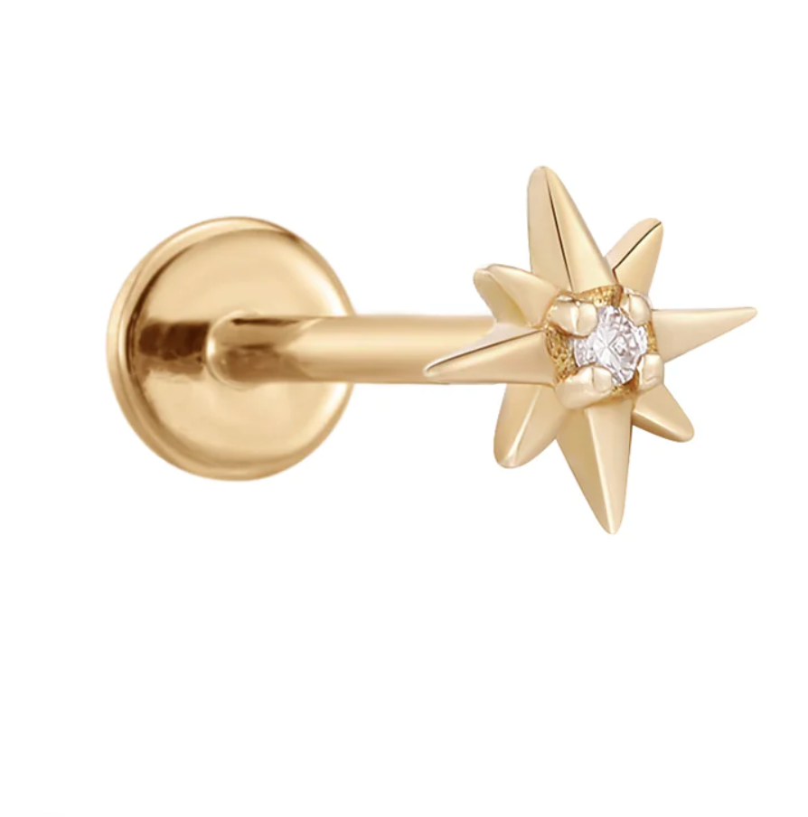 MÉTIER DIAMOND STAR STUD EARRING