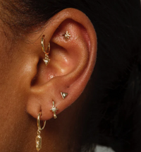 MÉTIER DIAMOND STAR STUD EARRING