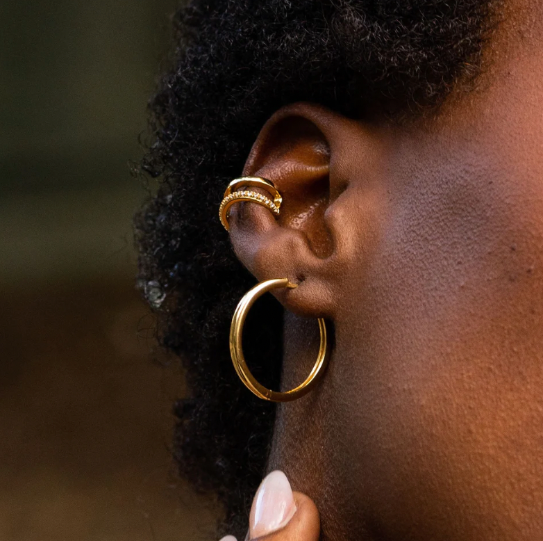 SCREAM PRETTY PERFECT HOOP EARRINGS