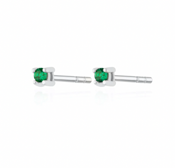 SCREAM PRETTY TEENY TINY GREEN STUD EARRINGS