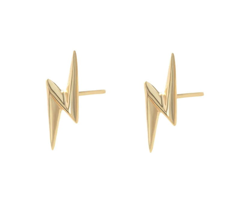 SCREAM PRETTY LIGHTNING BOLT STUD EARRINGS