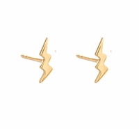 SCREAM PRETTY LIGHTNING STUD EARRINGS