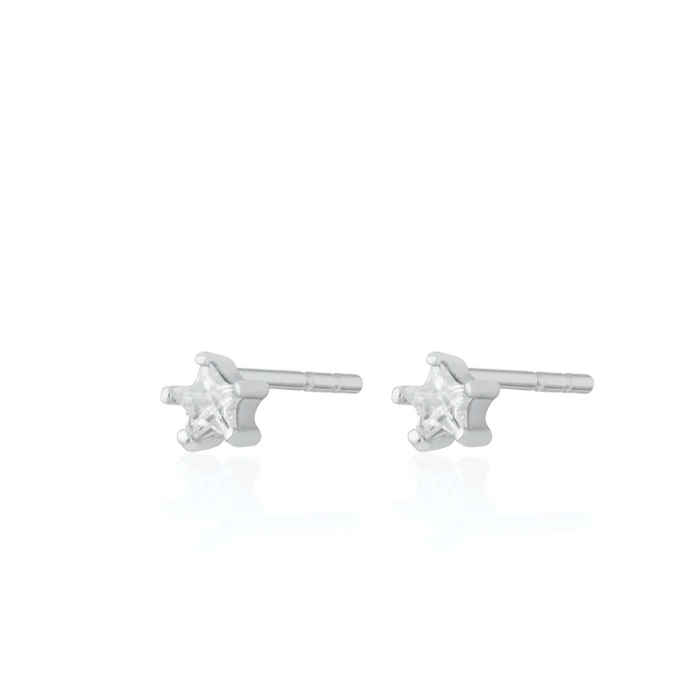 SCREAM PRETTY TEENY SPARKLING STAR STUD EARRINGS