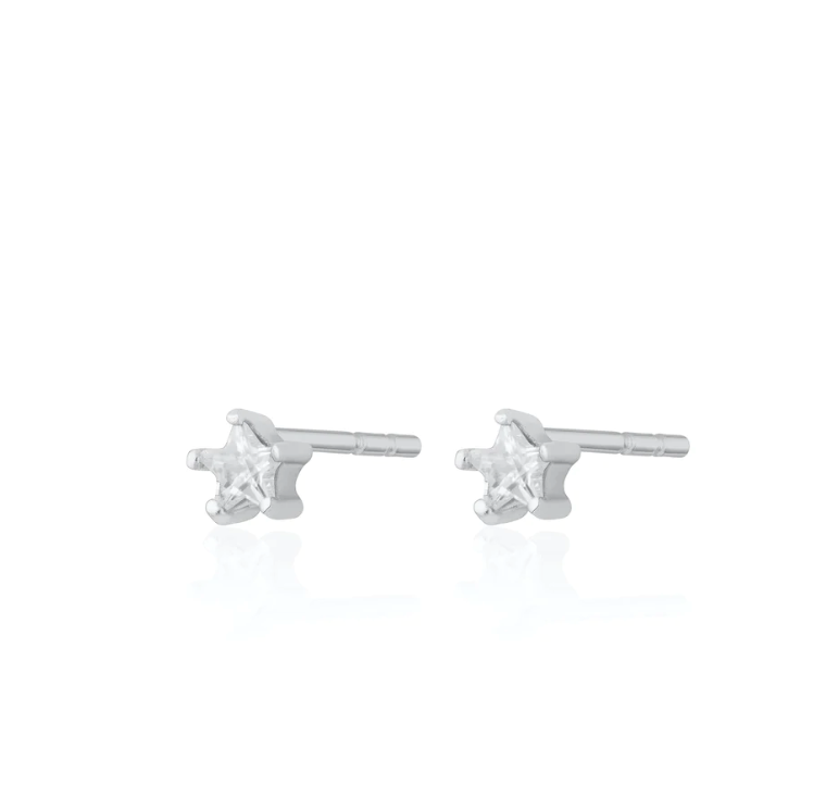 SCREAM PRETTY TEENY SPARKLING STAR STUD EARRINGS