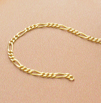 1.8MM SMALL DIAMOND CUT FIGARO WELDING CHAIN