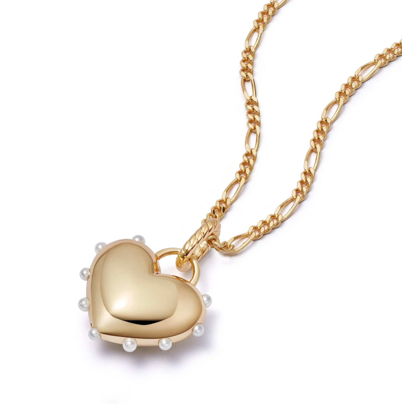 DAISY LONDON SHRIMPS CHUBBY HEART NECKLACE