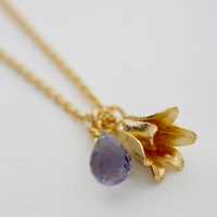 Bluebell necklace Alex Monroe