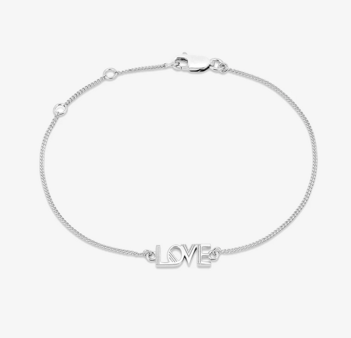 RACHEL JACKSON ART DECO LOVE BRACELET