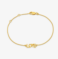 RACHEL JACKSON ART DECO LOVE BRACELET