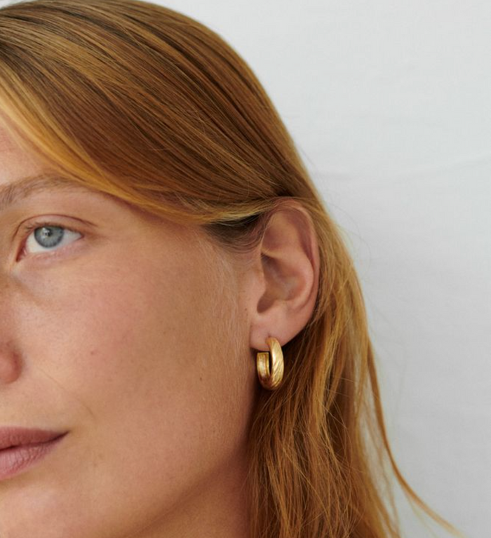 PERNILLE CORYDON RIVER HOOP EARRINGS