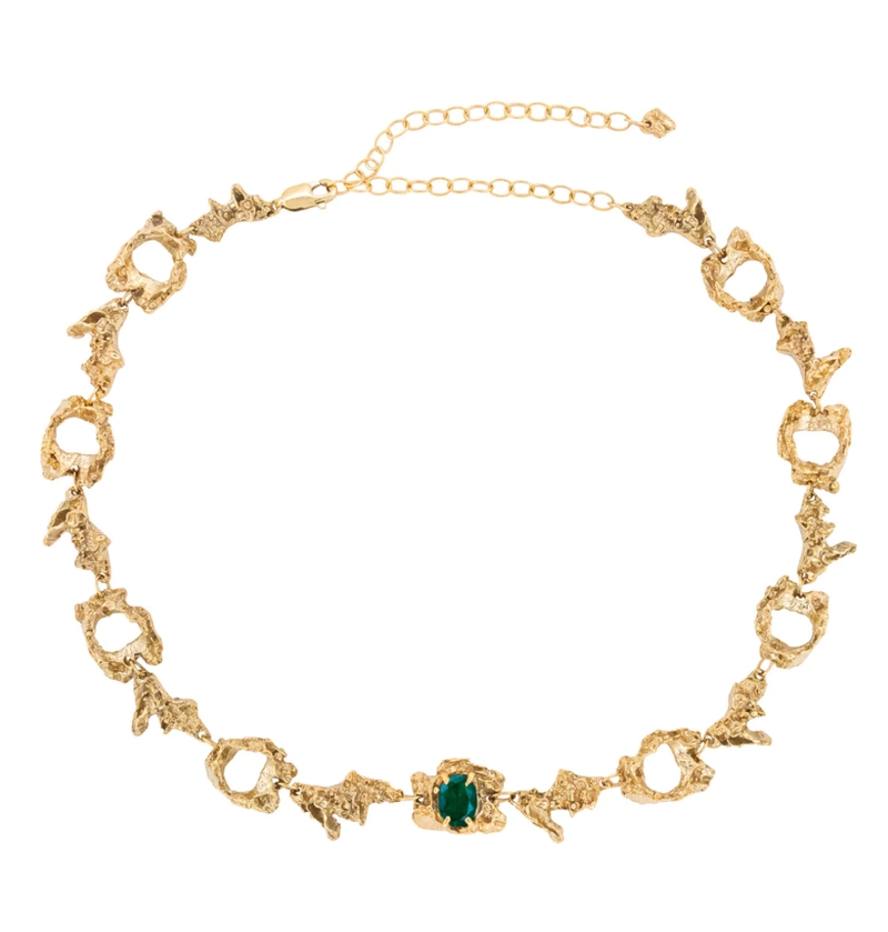 LOVENESS LEE ERYNGII EMERALD NECKLACE