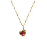 LOVENESS LEE RED HEART NECKLACE