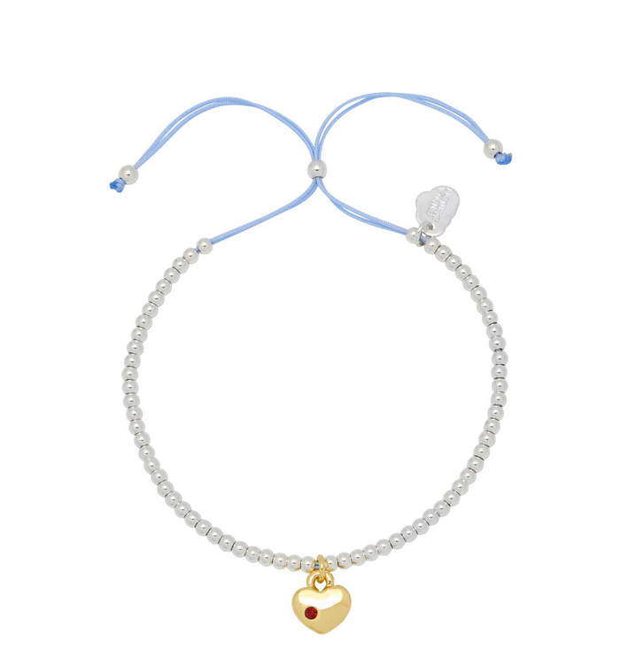 ESTELLA BARTLETT HEART PADLOCK LOUISE BRACELET