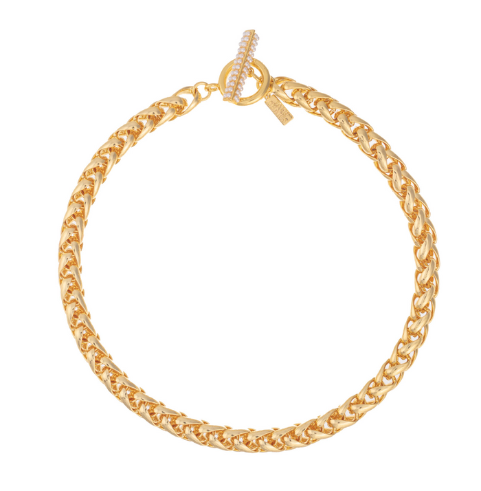 TALIS CHAINS MANHATTAN T-BAR NECKLACE