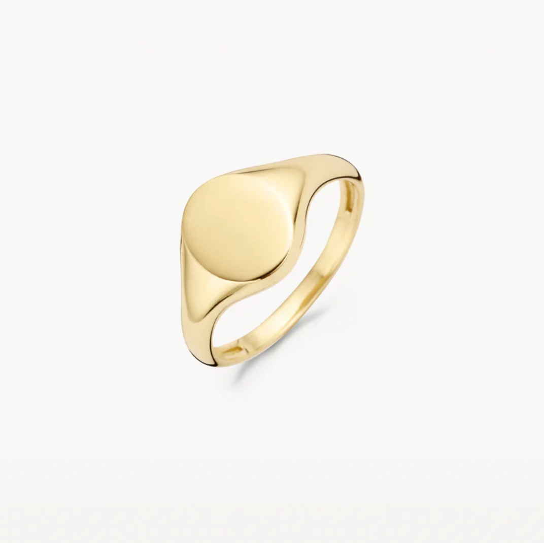 BLUSH 14K YELLOW GOLD SIGNET RING