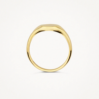 BLUSH 14K YELLOW GOLD SIGNET RING