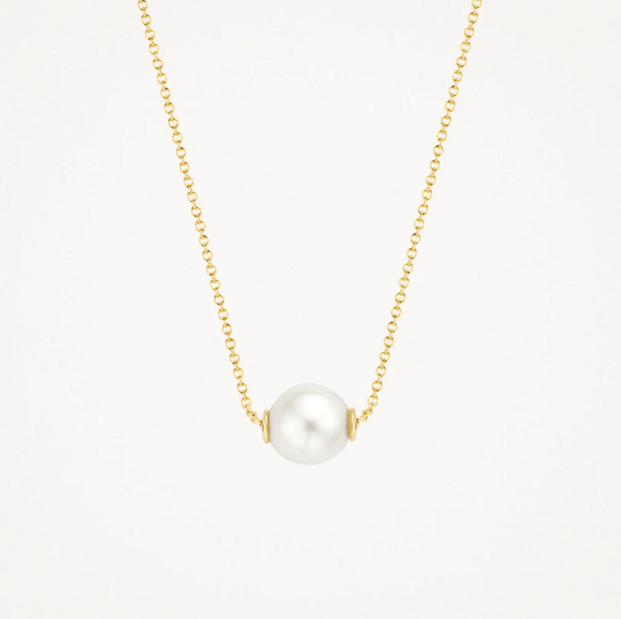 BLUSH 14K YELLOW GOLD AND PEARL NECKLACE