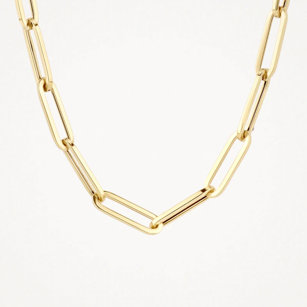 BLUSH 14K YELLOW GOLD LINK NECKLACE