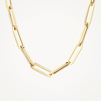 BLUSH 14K YELLOW GOLD LINK NECKLACE