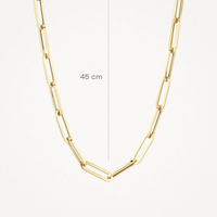 BLUSH 14K YELLOW GOLD LINK NECKLACE