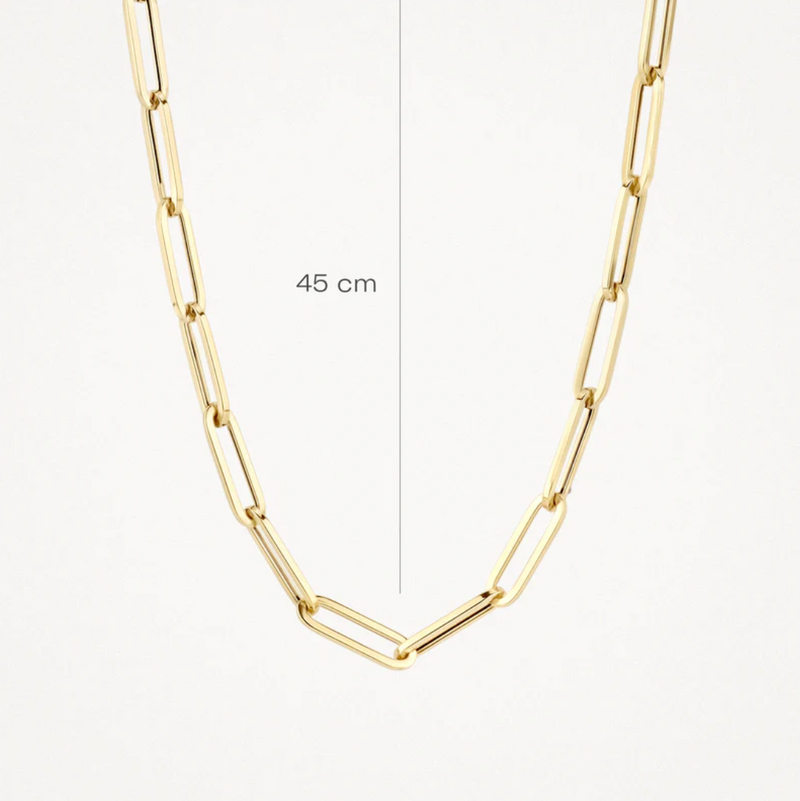 BLUSH 14K YELLOW GOLD LINK NECKLACE
