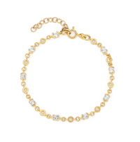 V BY LAURA VANN LYLA FINE BEZEL BRACELET