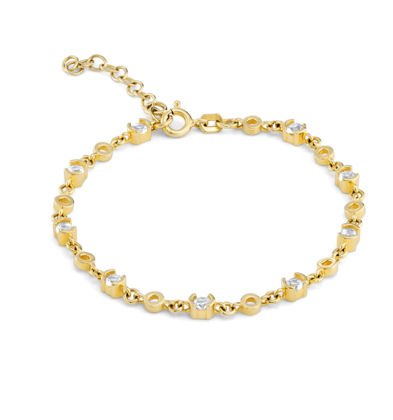 V BY LAURA VANN LYLA FINE BEZEL BRACELET