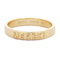 DAISY LONDON PERSONALISED BAND RING - MADE TO ORDER